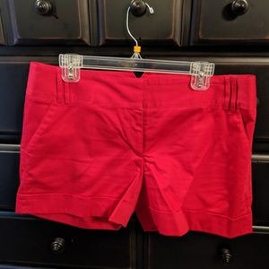 Express Tailored Red Shorts